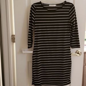 Black & White Striped Dress